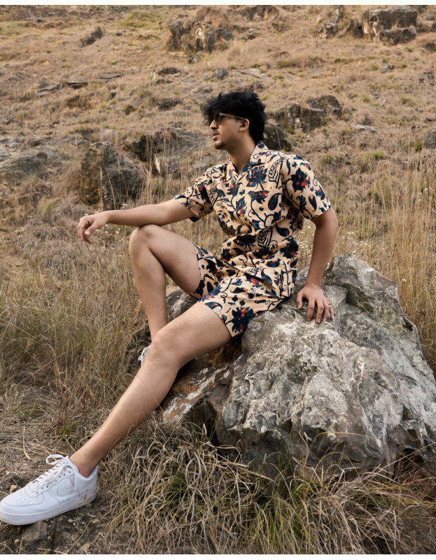 Jasper Beige Paisley Set