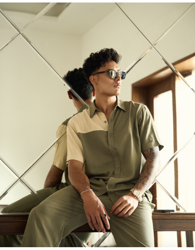 Nico Colour Block Shirt